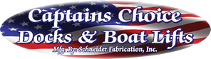 Captains Choice Docks and Boats Lifts - Schneider Fabriction